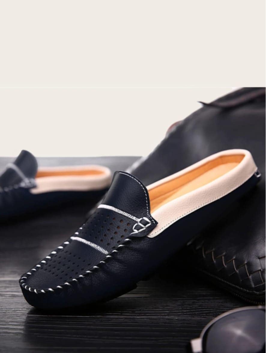 Men's Half Leather Shoe(H-301)